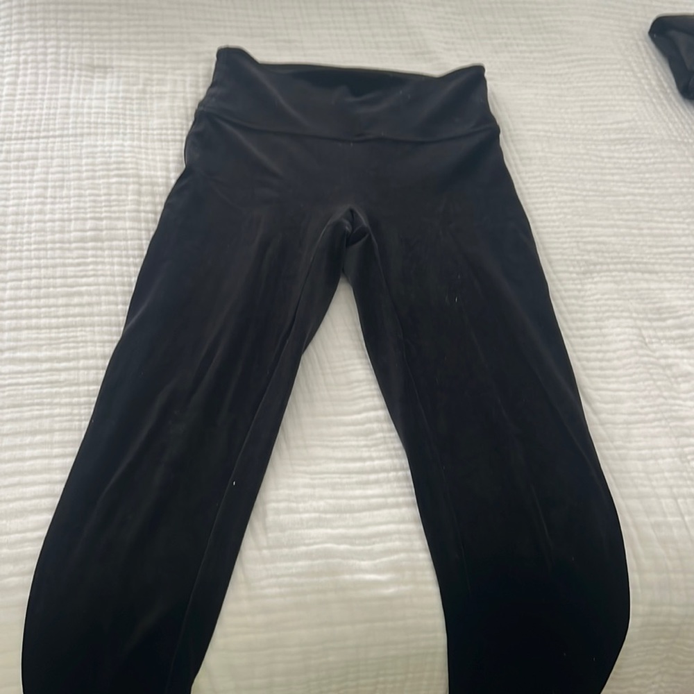Spanx velvet like leggings